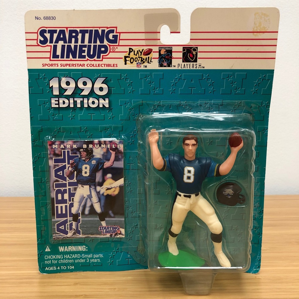 Kenner Starting Lineup Action Figure Mens Adult Teal Mark Brunell 1996 NFL